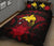 Papua New Guinea Polynesian Quilt Bed Set Hibiscus Red - Polynesian Pride