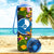 Yap State Custom Personalised Hydro Tracking Bottle - Seal Spiral Polynesian Patterns - Polynesian Pride