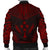 Kosrae Polynesian Chief Men's Bomber Jacket - Red Version - Polynesian Pride