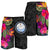 Marshall Islands All Over Print Men's Shorts - Hibiscus Polynesian Pattern - Polynesian Pride