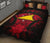 Tokelau Polynesian Quilt Bed Set Hibiscus Red - Polynesian Pride