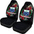 Samoa Car Seat Covers - Samoa Coat of Arms Hibiscus - A02 Universal Fit Black - Polynesian Pride