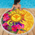 Polynesian Beach Blankets - Hawaii Kanaka Maoli & Hibiscus Flowers With Polynesian Patterns One Style One Size Yellow - Polynesian Pride