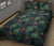 Hawaii Quilt Bed Set Tropical Monstera Leaf Green AH - Polynesian Pride