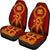 Papua New Guinea Car Seat Covers - Papua New Guinea Coat Of Arms Polynesian Tribal Luxury - Polynesian Pride