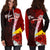 Tokelau Polynesian Custom Personalised Hoodie Dress - Coat Of Arm With Hibiscus - Polynesian Pride