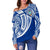 Guam Polynesian Women's Off Shoulder Sweater - Tribal Tattoo - Polynesian Pride