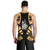 New Caledonia Men Tank Top - Polynesian Tattoo Gold - Polynesian Pride