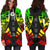 Niue Hoodie Dress - Polynesian Tattoo Reggae - Polynesian Pride