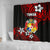 Mate Ma'a Tonga Rugby Shower Curtain Polynesian Unique Vibes - Red - Polynesian Pride