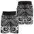 Polynesian Men's Shorts - White Shark Polynesian Tattoo - Polynesian Pride