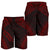 Marshall Islands Men's Shorts - Polynesian Chief Red Version - Polynesian Pride