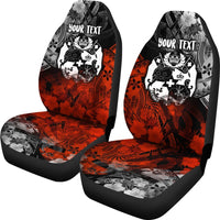 Tonga Polynesian Personalised Car Seat Cover - Vintage Polynesian Style - Polynesian Pride