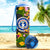 Northern Mariana Islands Custom Personalised Hydro Tracking Bottle - Seal Spiral Polynesian Patterns - Polynesian Pride