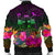 Fiji Personalised Men's Bomber Jacket - Summer Hibiscus - Polynesian Pride