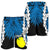 Palau Polynesian Custom Personalised Men's Shorts - Tribal Wave Tattoo Flag Style - Polynesian Pride