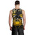 Samoa Polynesian Men's Tank Top - Eagle Tribal Pattern Yellow - Polynesian Pride