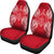 Palau Car Seat Cover - Palau Seal Map Red White - Polynesian Pride