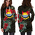 Kiribati Hoodie Dress - Kiribati Coat Of Arms Hibiscus - Polynesian Pride