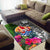 Tahiti Area Rug - Turtle Plumeria Banana Leaf - Polynesian Pride