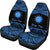 Nauru Polynesian Custom Personalised Car Seat Covers - Pride Blue Version - Polynesian Pride