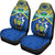 Solomon Islands Car Seat Covers Simple Coat Of Arms Rugby Universal Fit Blue - Polynesian Pride