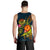 American Samoa Polynesian Men's Tank Top - Legend of American Samoa (Blue) - Polynesian Pride