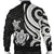 Northern Mariana Men's Bomber Jacket - Tentacle Turtle White - Polynesian Pride