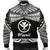 Hawaii Polynesian Men's Bomber Jacket - Hawaii Pride White Version - Polynesian Pride