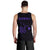 Hawaii Kakau Polynesian Turtle Map Men's Tank Top - Purple - Polynesian Pride