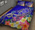 Tahiti Quilt Bed Set - Turtle Plumeria (Blue) - Polynesian Pride