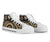 American Samoa High Top Shoes - Gold Tentacle Turtle - Polynesian Pride