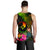 YAP Polynesian Personalised Men's Tank Top - Hibiscus and Banana Leaves - Polynesian Pride