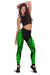 Pohnpei Women Leggings Polynesian Pattern Green - Polynesian Pride