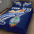 Guam Quilt Bed Set - Guam Seal Polynesian Patterns Plumeria (Blue) - Polynesian Pride