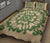 Hawaiian Quilt Turtle Pattern New Gold Quilt Bed Set - Skin Style - AH - Polynesian Pride