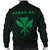 Hawaii Kanaka Polynesian Men's Bomber Jacket Green - Polynesian Pride