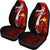 Papua New Guinea Polynesian Car Seat Covers - Coat Of Arm With Hibiscus - Polynesian Pride