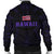 Hawaii Wild Boar Kamapua'a Men's Bomber Jacket - Purple - Hawaiian Mythology Style - Polynesian Pride