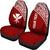 Hawaii Custom Personalised Car Seat Covers - Kanaka Maoli Polynesian Curve Red - Polynesian Pride