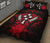 Kosrae Polynesian Quilt Bed Set Hibiscus Red - Polynesian Pride