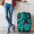 Fiji Polynesian Luggage Covers - Turquoise Tentacle Turtle Crest - Polynesian Pride