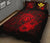 Hawaii Hibiscus Quilt Bed Set - Harold Turtle - Red - Polynesian Pride