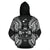 Fiji Polynesian ll Over Hoodie Map Black - Polynesian Pride