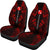 Wallis And Futuna Car Seat Covers - Wallis And Futuna Coat Of Arms Polynesian Tattoo Red - Polynesian Pride