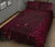 New Zealand Quilt Bed Set, Maori Gods Quilt And Pillow Cover Tumatauenga (God Of War) - Pink - Polynesian Pride