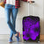 Hawaii Hibiscus Luggage Cover - Turtle Map - Purple - Polynesian Pride