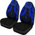 Chuuk Polynesian Car Seat Covers Pride Seal And Hibiscus Blue - Polynesian Pride