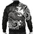 Polynesian Wallis and Futuna Men's Bomber Jacket - White Shark Polynesian Tattoo - Polynesian Pride