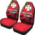 Wallis and Futuna Rugby Car Seat Covers Coconut Leaves Universal Fit Red - Polynesian Pride